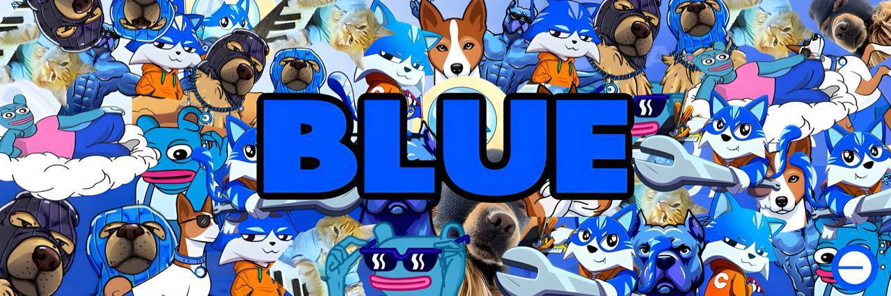 BLUE ON BASE Banner
